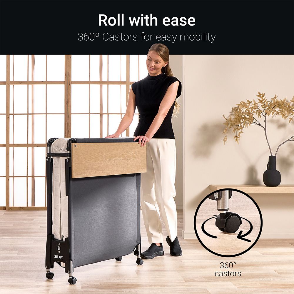 Jay-Be QP80 Single Quick Folding Bed with e-Fibre Pocket Sprung Mattress Image 5