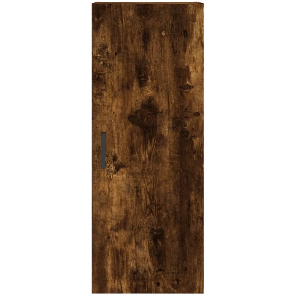 vidaXL Single Door 3 Drawer Smoked Oak Highboard Image 5