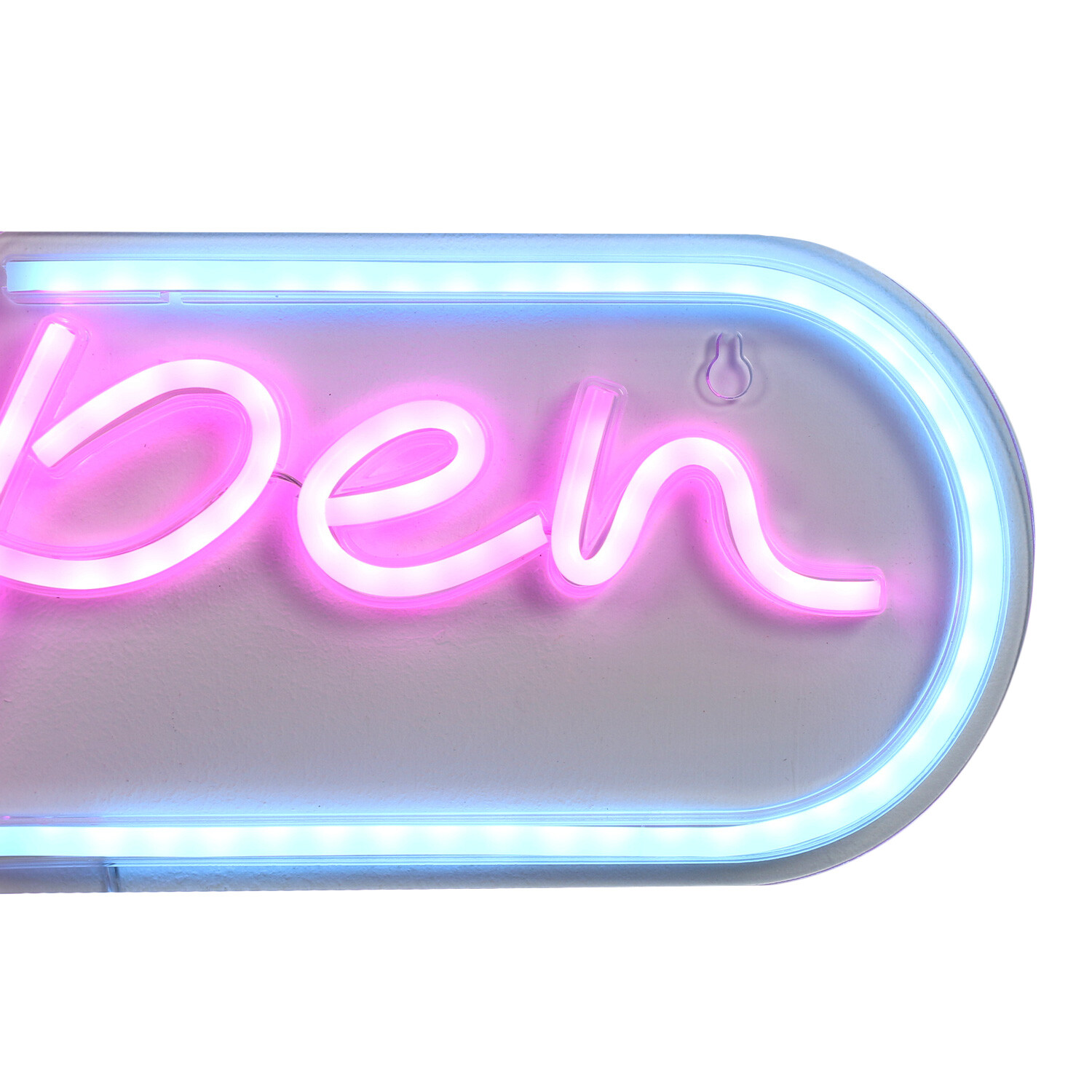 Blue and Pink Open Sign LED Neon Light Image 4