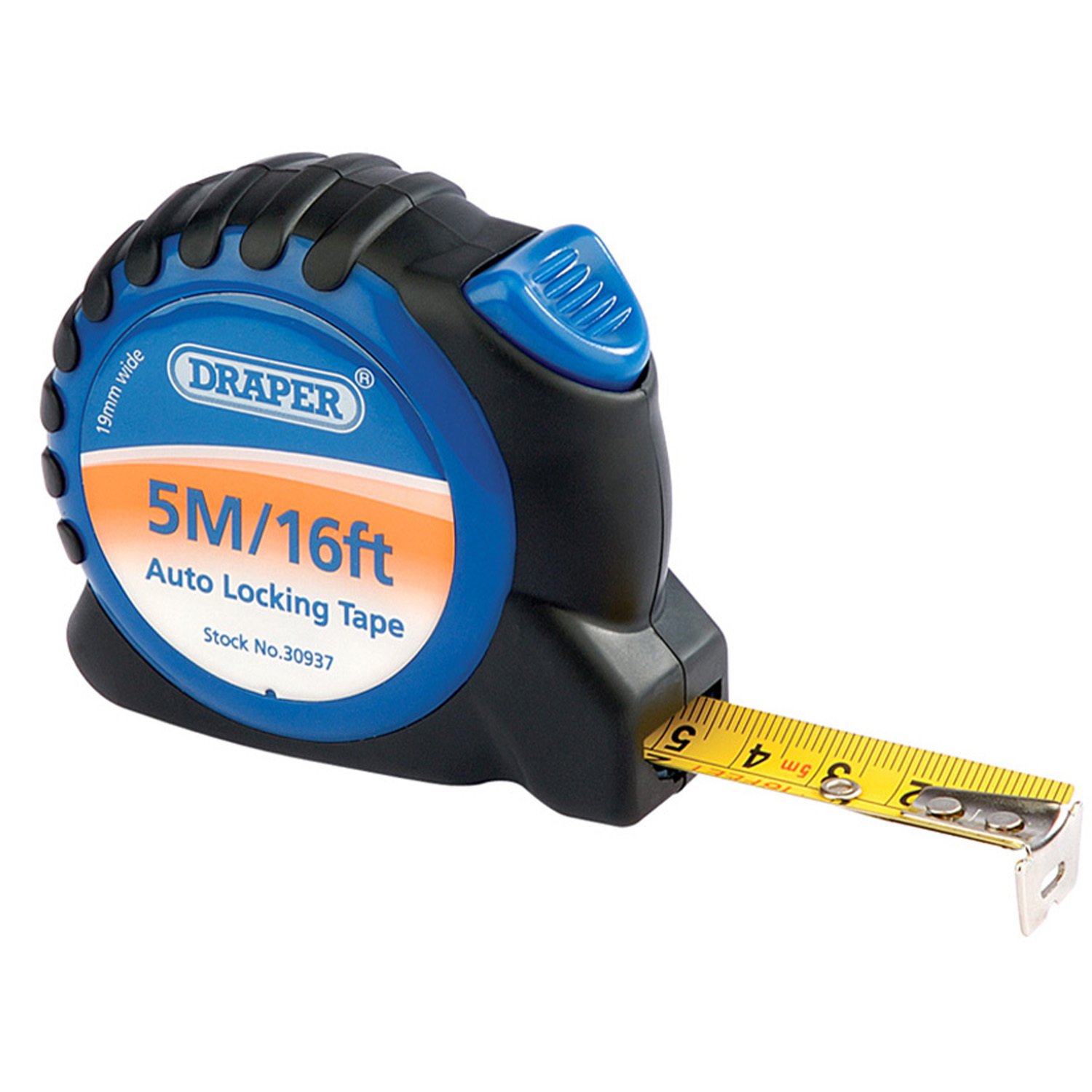 Draper Auto Locking Tape Measure 5m Image 1