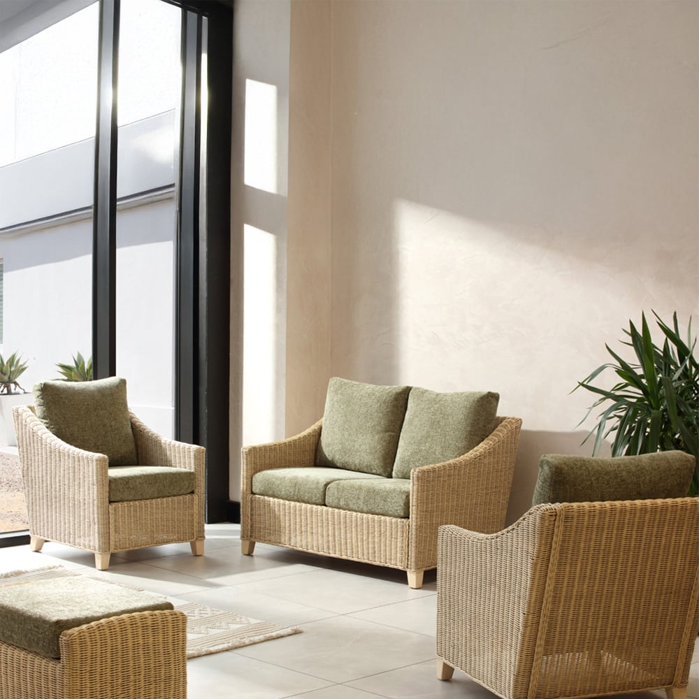 Desser Furniture Dijon 2 Seater Jubilee Sage Suite Image 1