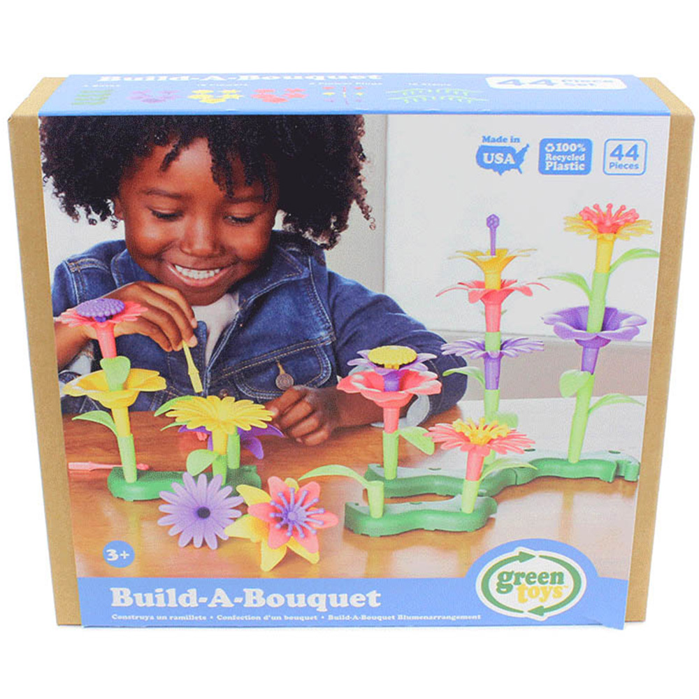 BigJigs Toys Green Toys Build A Bouquet Playset Image 1