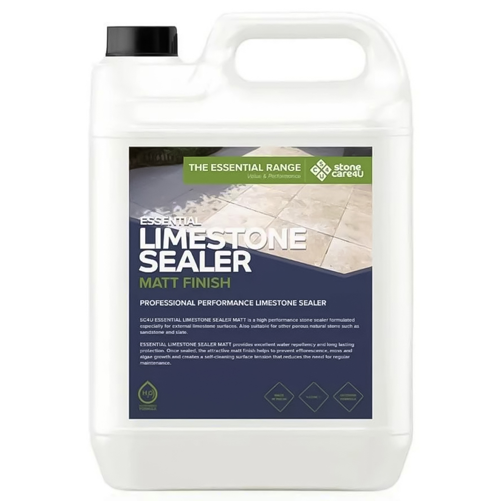 StoneCare4U Essential Matt Finish Limestone Sealer 5L Image