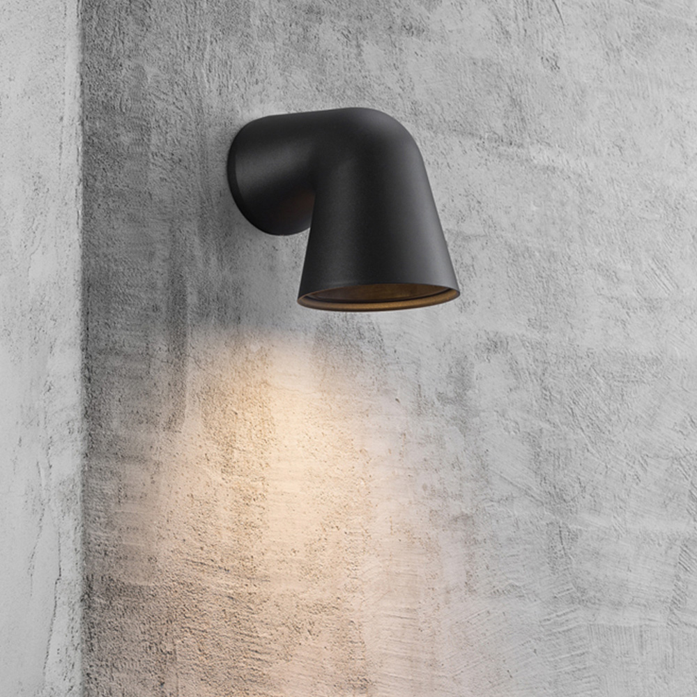 Nordlux Front Single Black Wall Light Image 2