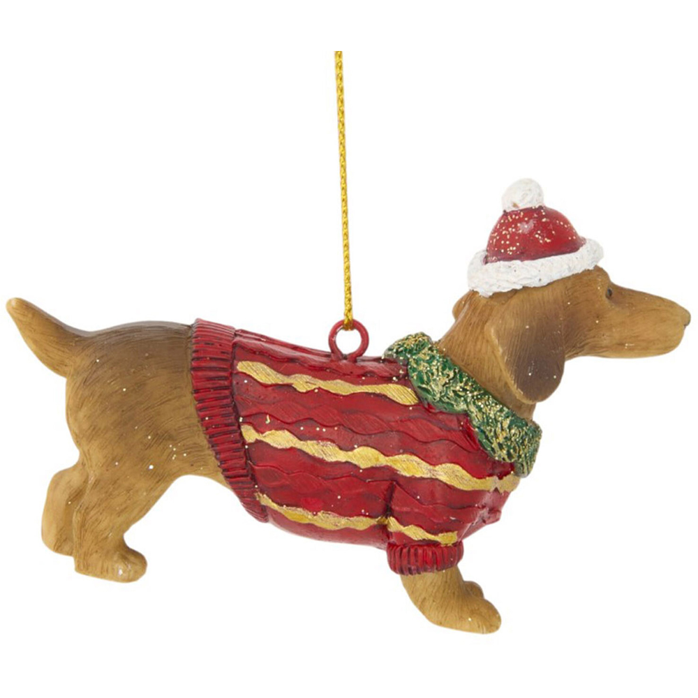 Christmas Pup Hanging Decoration Image 3