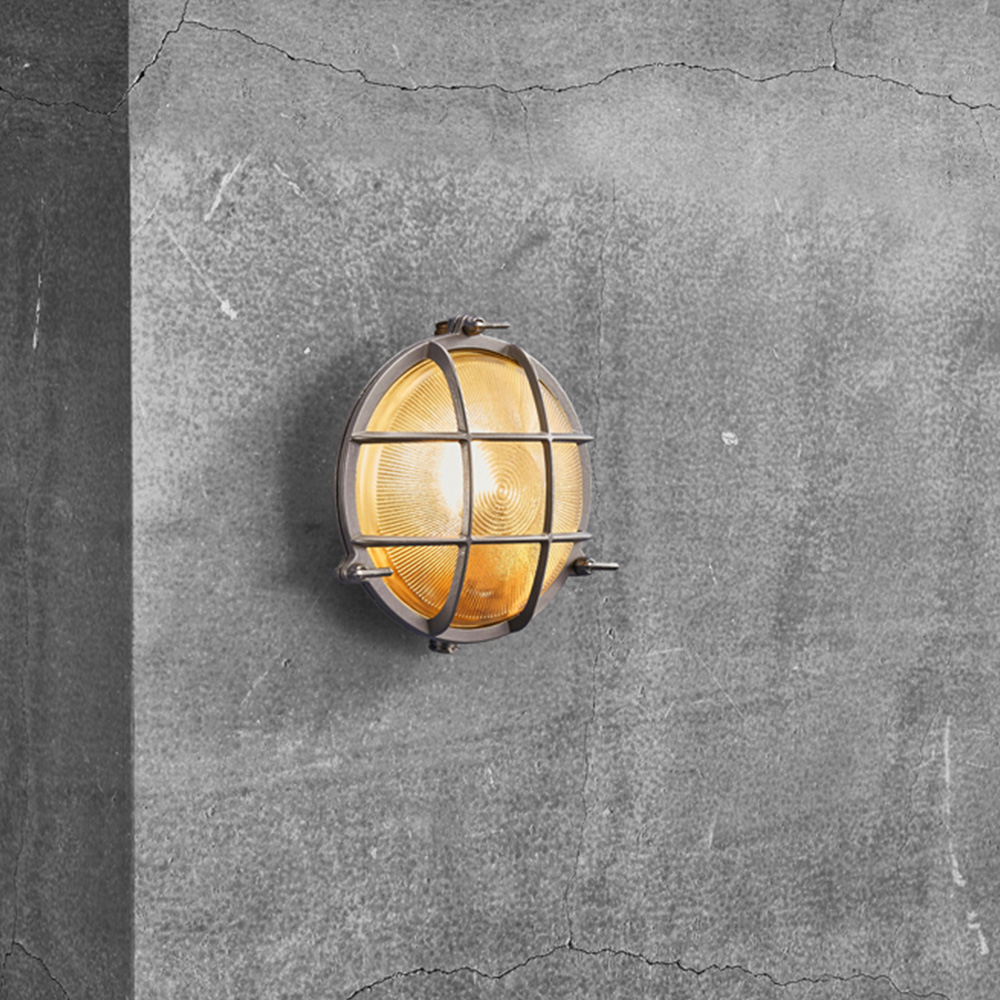 Nordlux Polperro Nickel Outdoor Wall Light Image 6