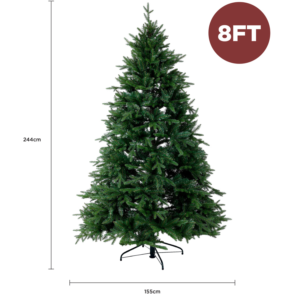 Charles Bentley Luxury Hinged Artificial Christmas Tree 7.9ft Image 6