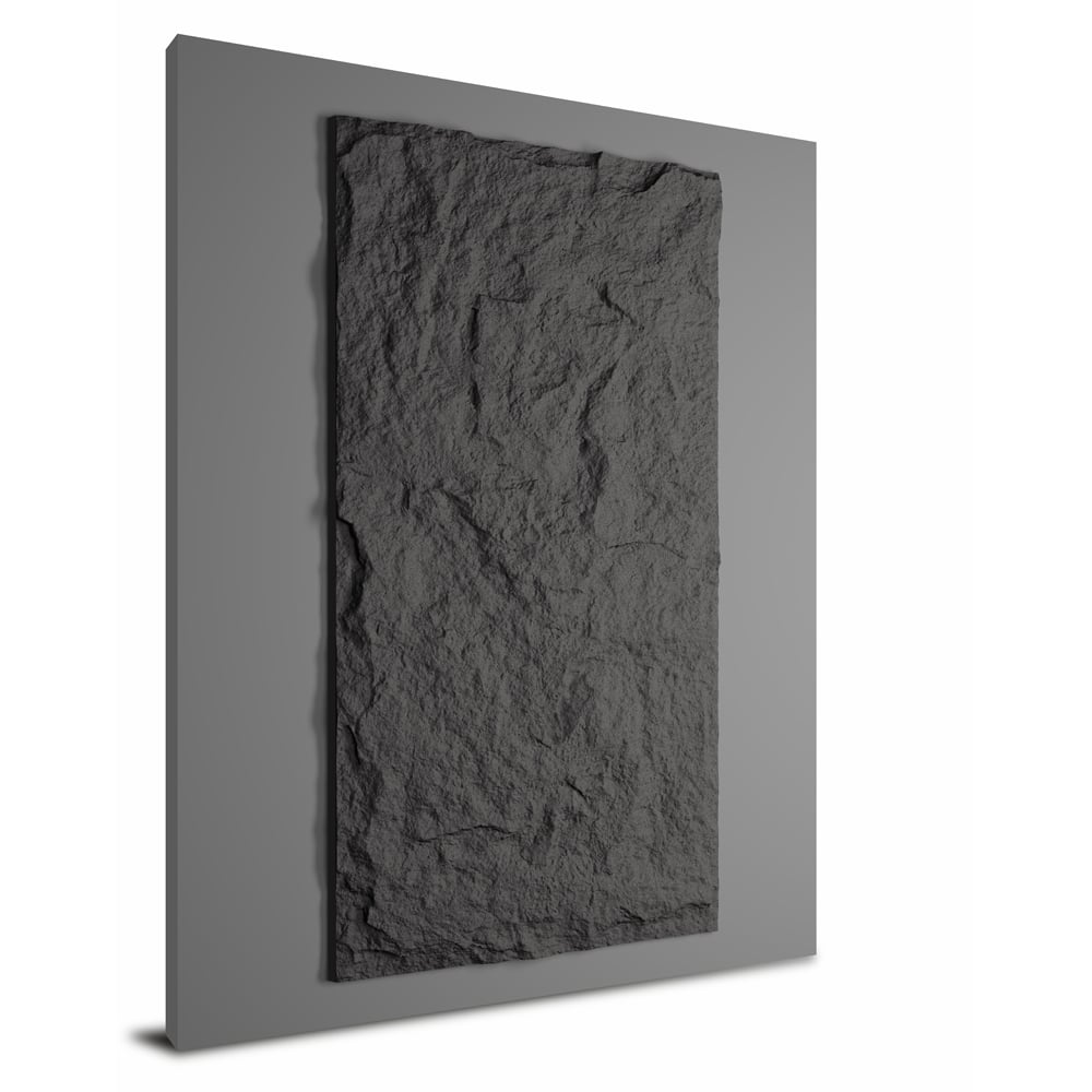 Shh Acoustics Stone Effect 3 Espresso PU Wall Panel 2 Pack Image 2