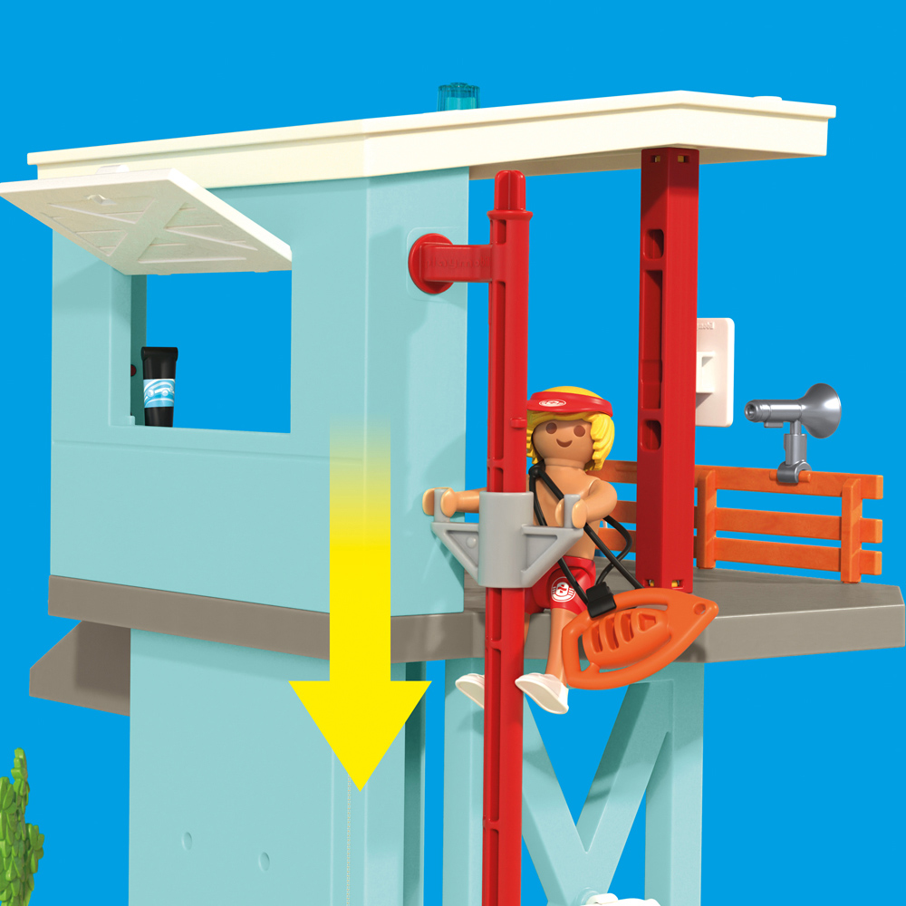 Playmobil Lifeguard Tower with Beach Buggy Playset Image 6