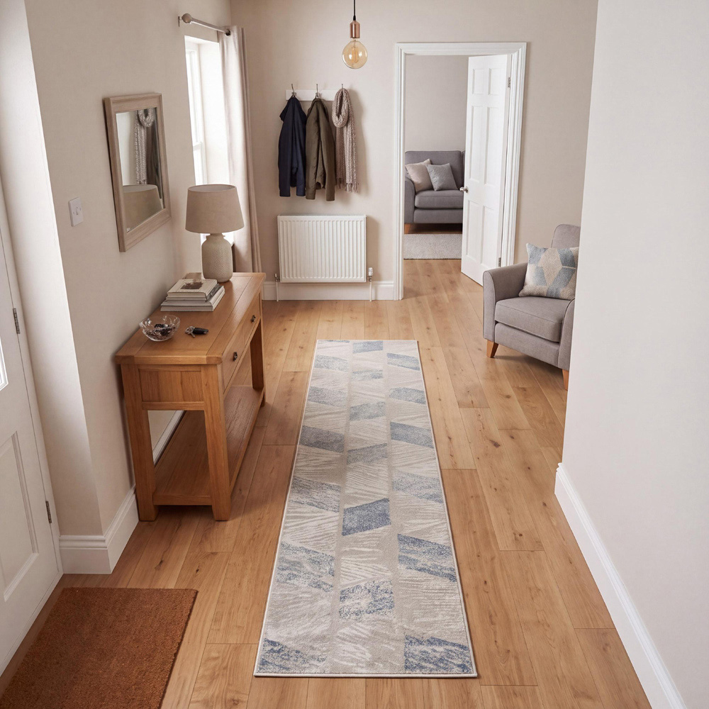 Arthouse Muse Zig Zag Navy Runner 60 x 230cm Image 5
