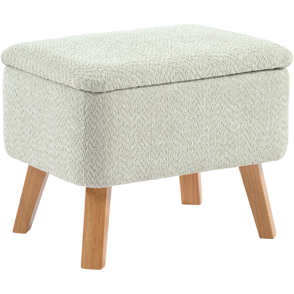 Bebe & Beyond Soother Sage Boucle Nursing Chair and Stool Image 6