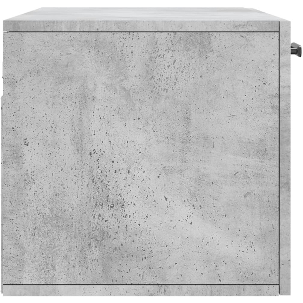 vidaXL 2 Door Concrete Grey Wall Cabinet Image 7