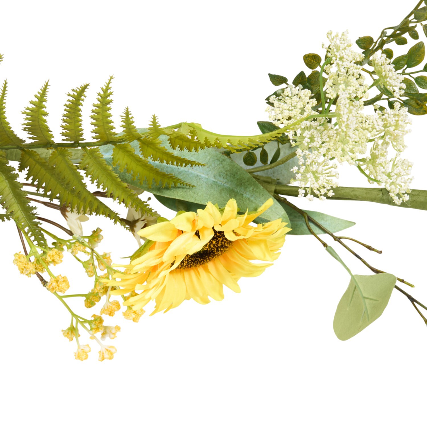 Artificial Sunflower Meadow Garland Yellow Image 4