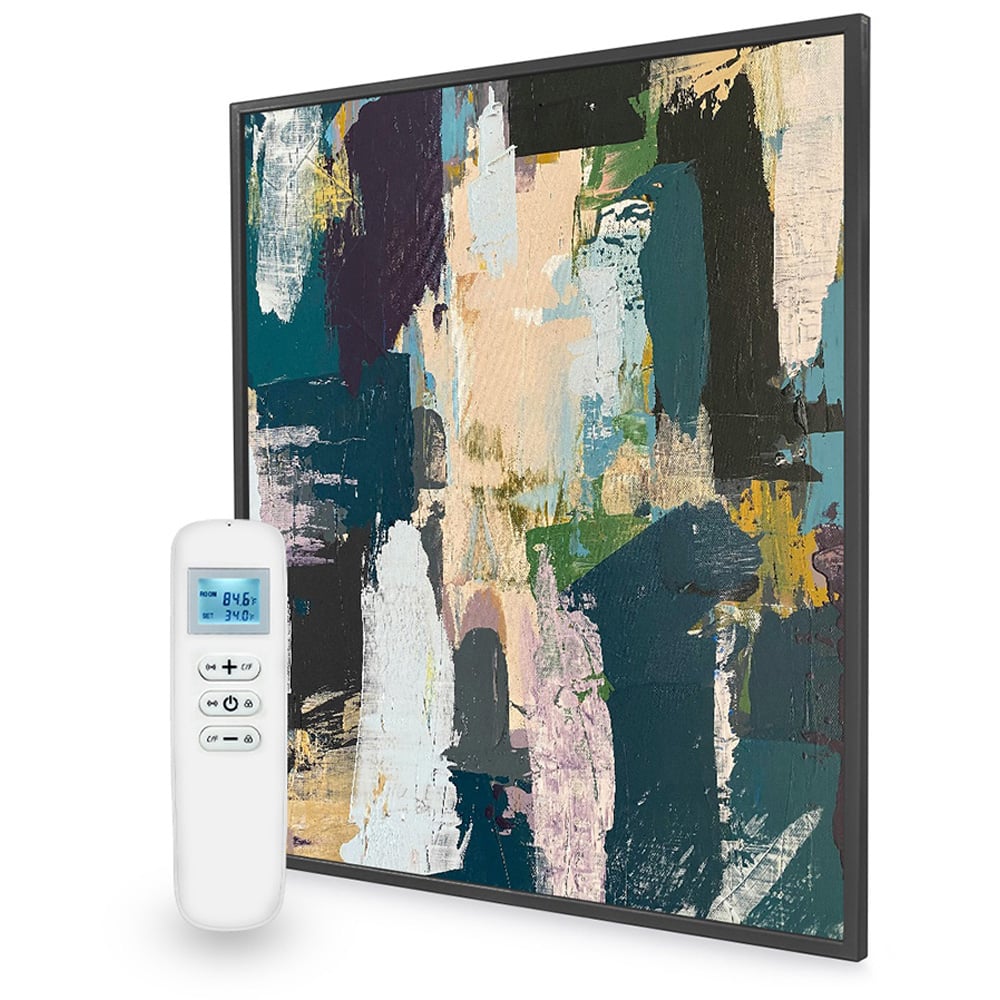 Mirrorstone Classic Nexus 1200W Abstract Art Wi-Fi Infrared Heating Panel 995 x 1195mm Image 3