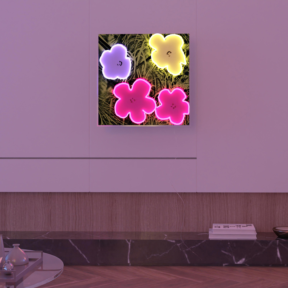 Yellowpop Andy Warhol Flowers LED Neon Sign Image 7