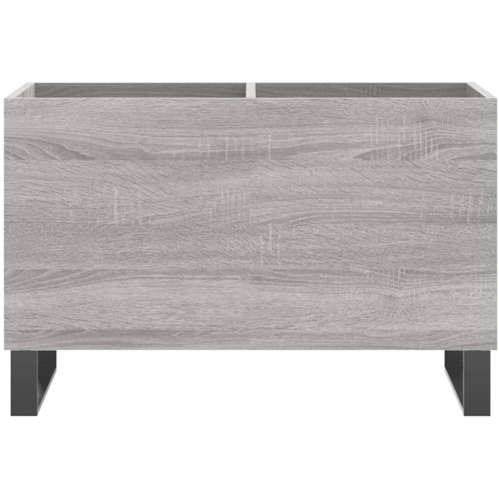 vidaXL Grey Sonoma Record Cabinet Image 4