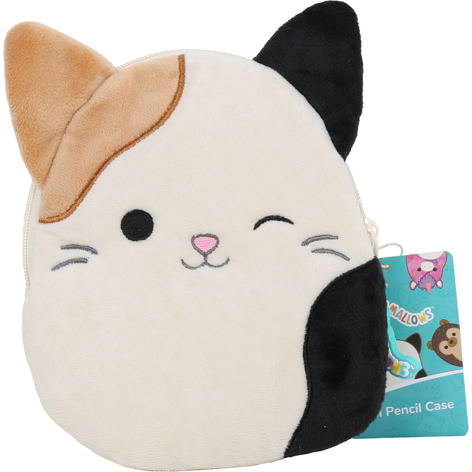Squishmallows White Plush Pencil Case Image 4