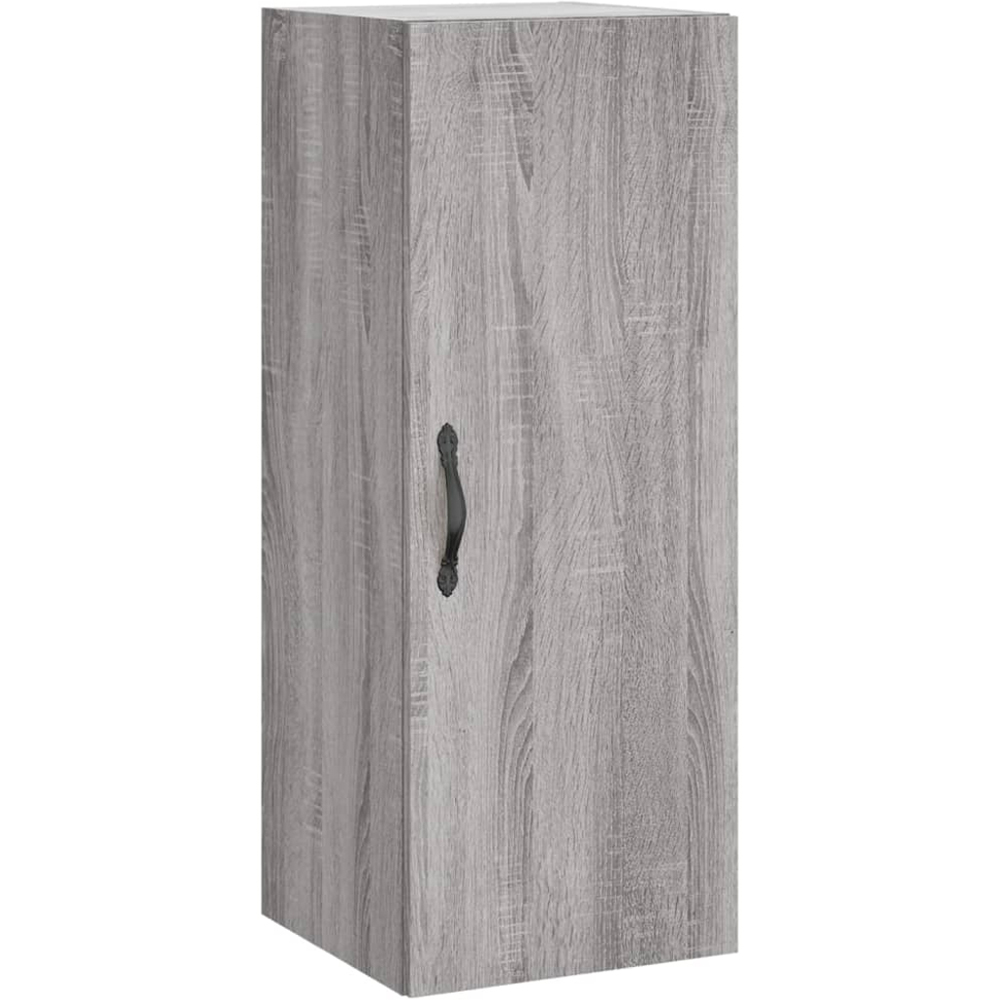 vidaXL Single Door 2 Drawer 2 Shelf Grey Sonoma Highboard Image 5