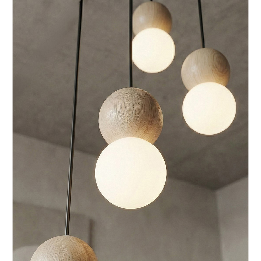 Emibig Loop 4 Light Ring-Shaped Shade Black G9 Ceiling Pendant Light Image 7