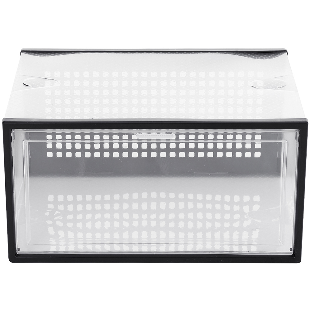 Living and Home Set of 12 Clear Plastic Stackable Shoe Storage Box 16.5cm Image 4