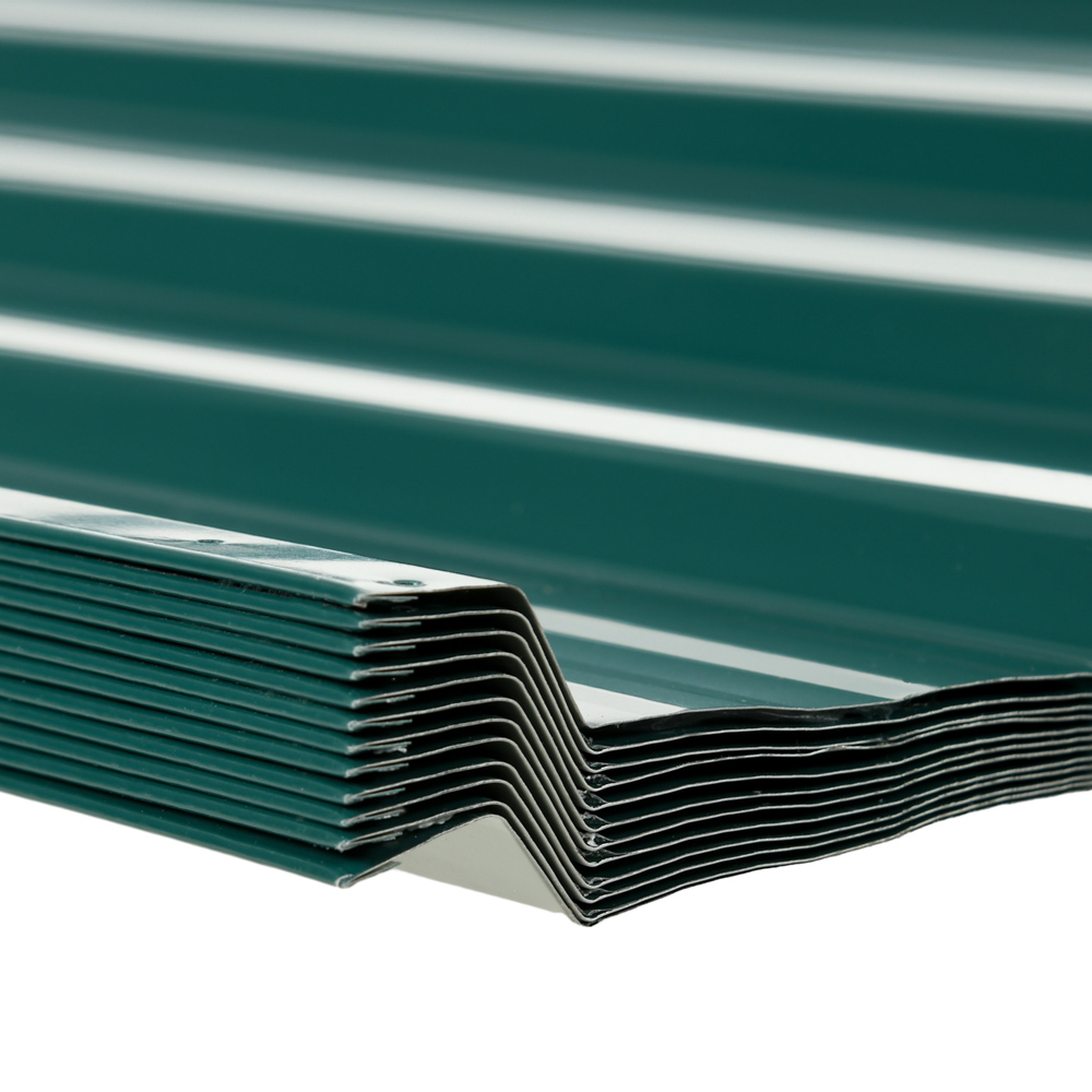 Outsunny Green Galvanised Steel Roof Panels 12 Pack Image 3