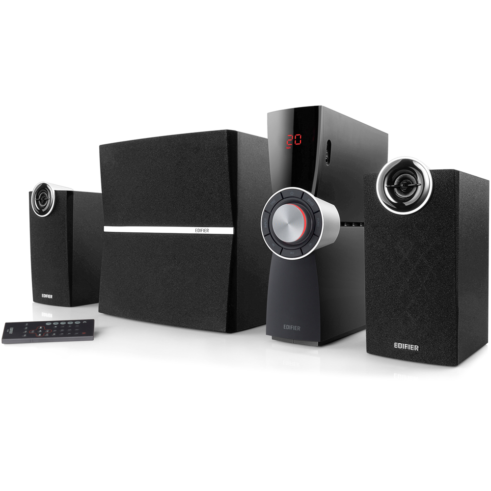 Edifier C2DX 2.1 Black Multimedia Speaker System 53W Image 1