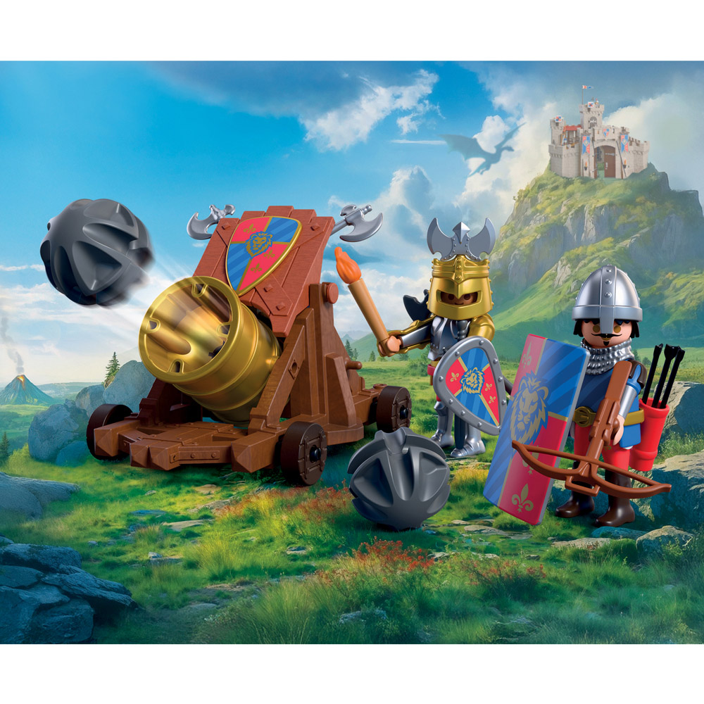 Playmobil Lion Knights' Firing Cannon Playset Image 5