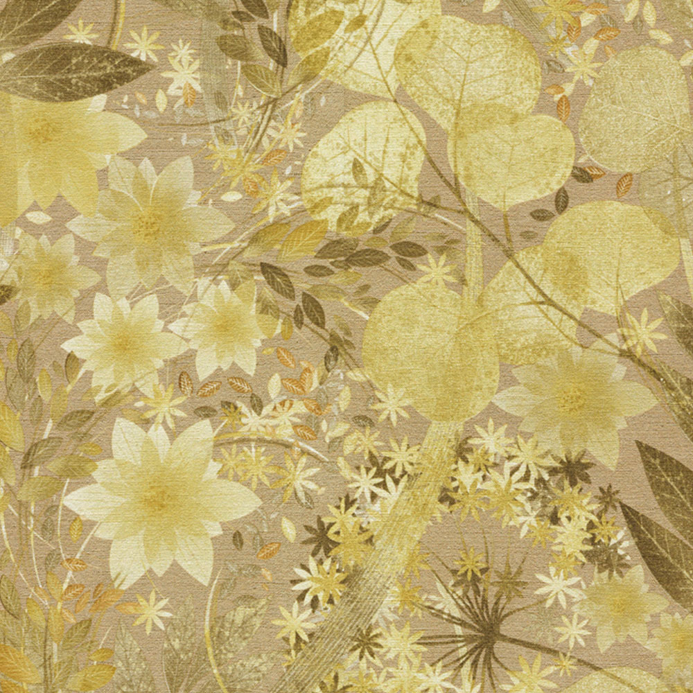 Erismann Secret Grove Ochre Wallpaper Image 1