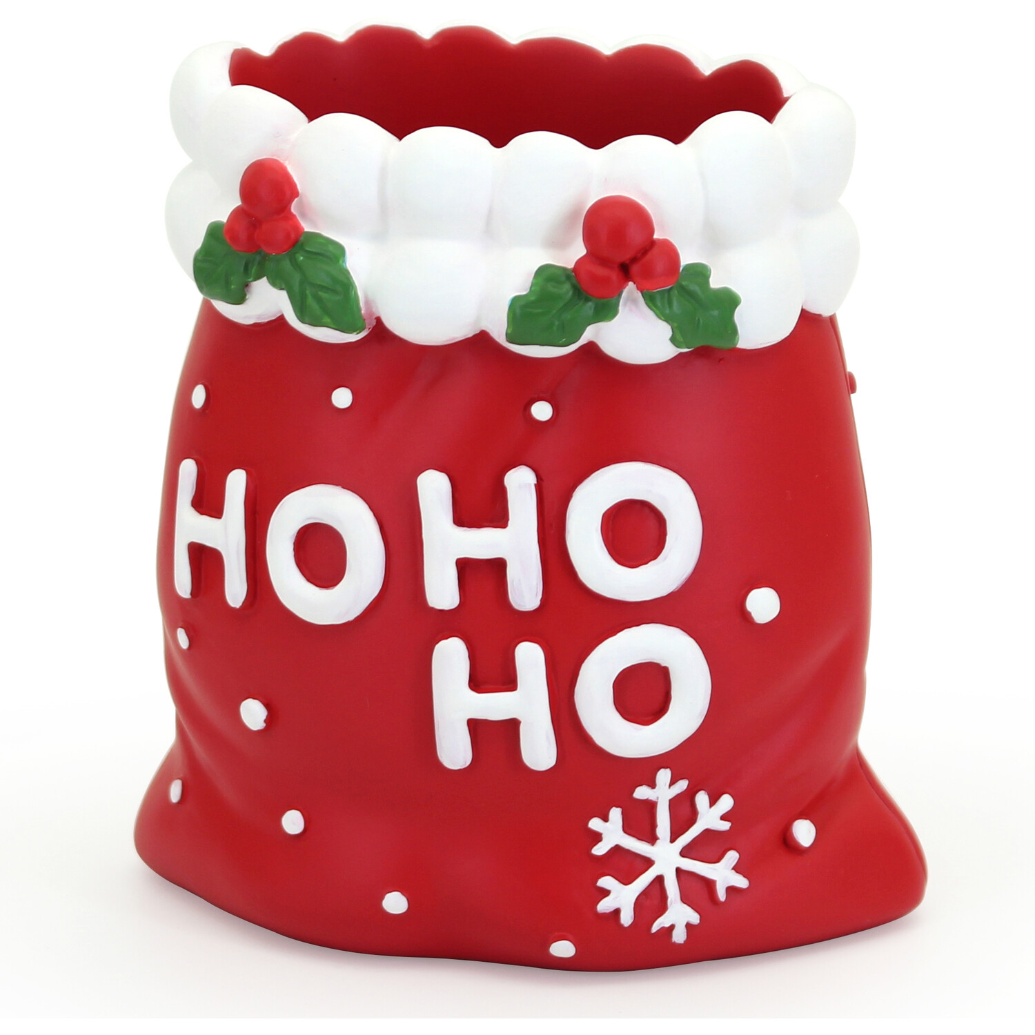 Presents Bag Toothbrush Holder Red Image