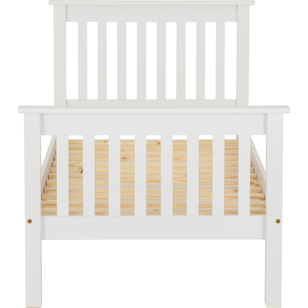 Seconique Monaco Single White High End Bed Image 5