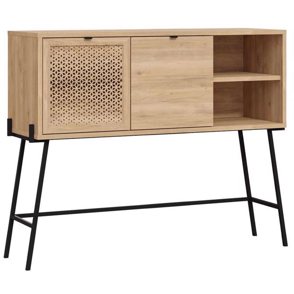 FWStyle Naive 2 Door Sapphire Oak and Black Sideboard Image 2