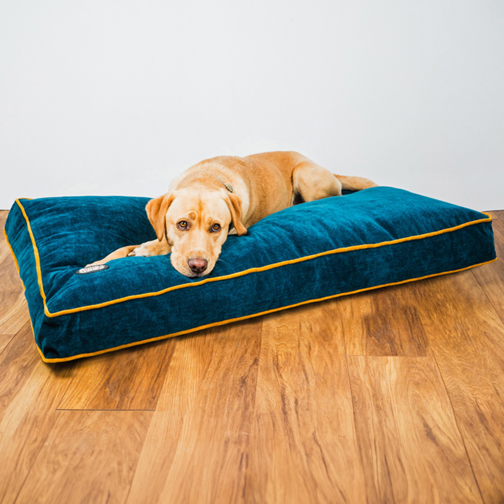 Snug & Cosy Chelsea Medium Teal Lounger Bed Image 2
