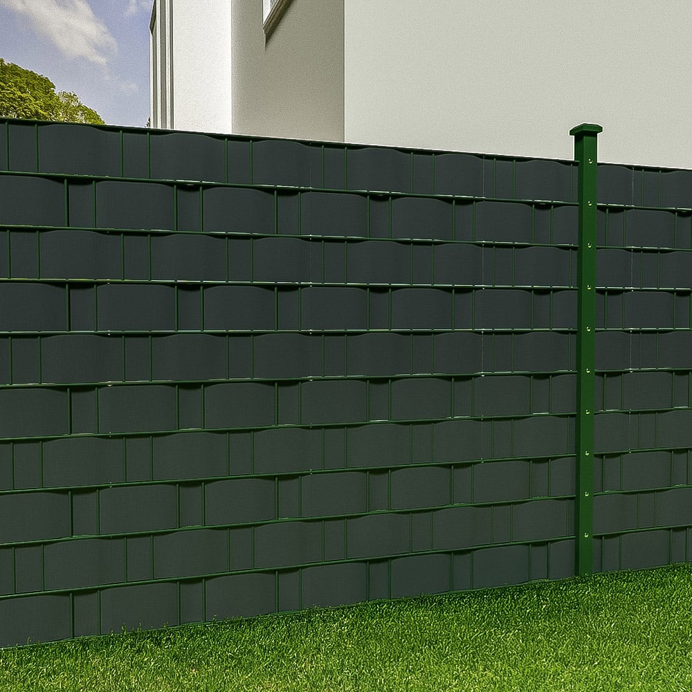 tectake Anthracite Privacy Film Double-Sided Print 7000cm Image 1