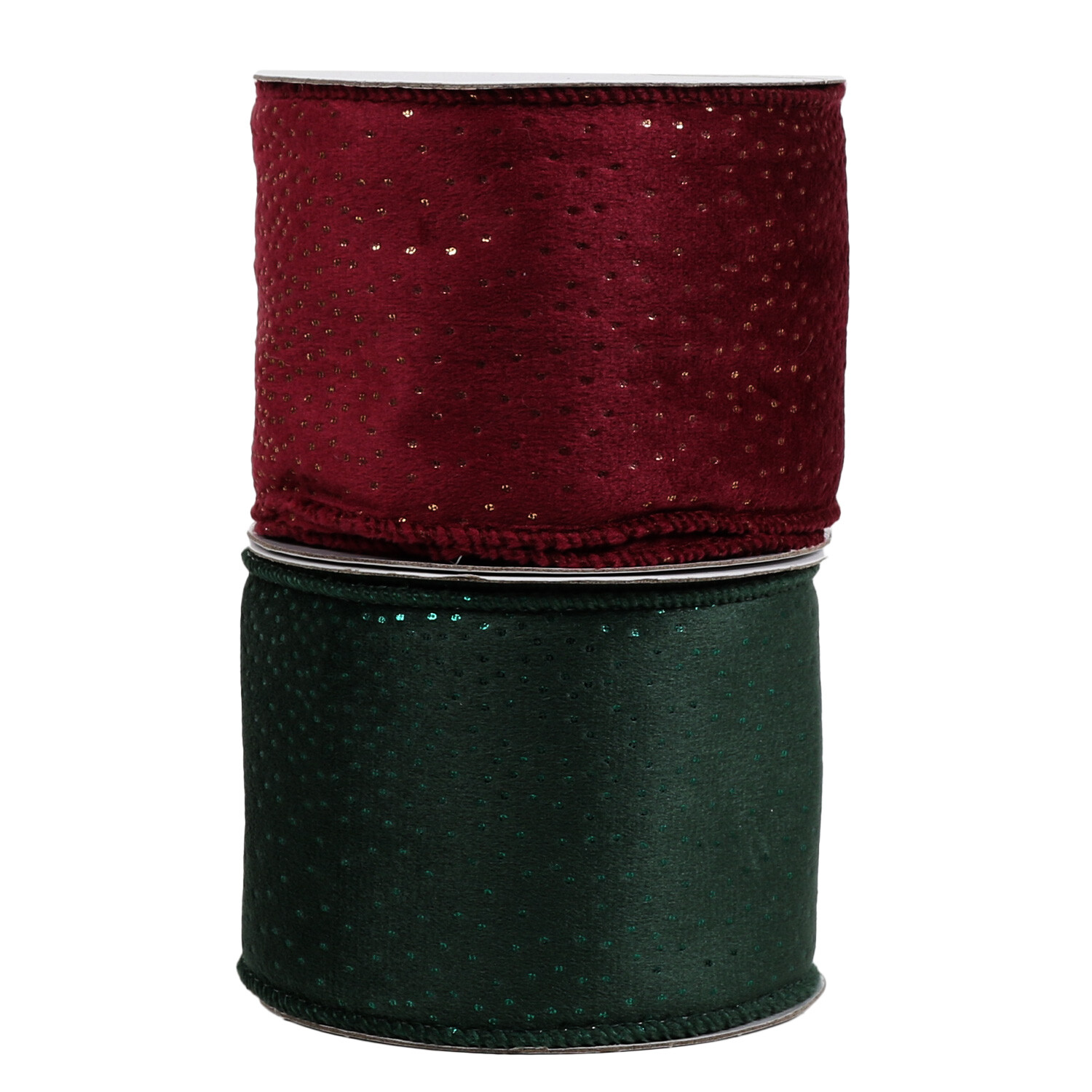 Burgundy or Emerald Ribbon Image 2