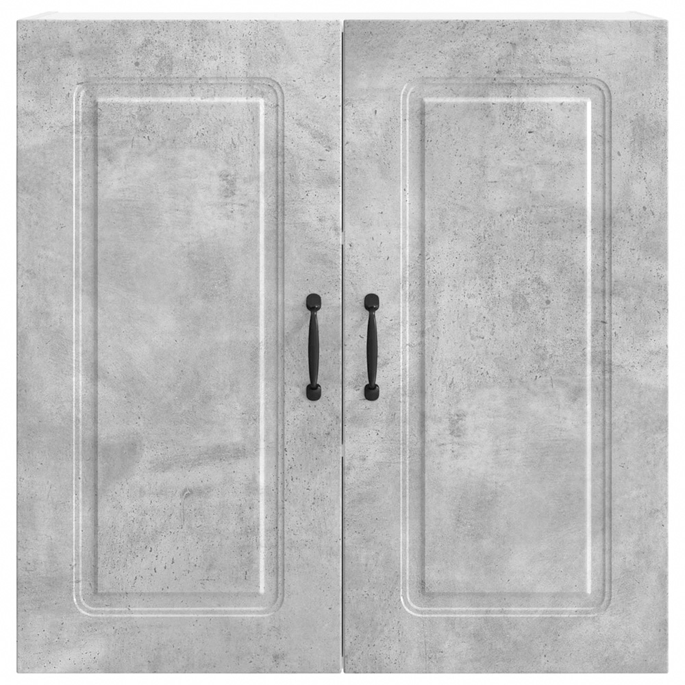 vidaXL Kalmar 2 Door Concrete Grey Wall Kitchen Cabinet Image 4