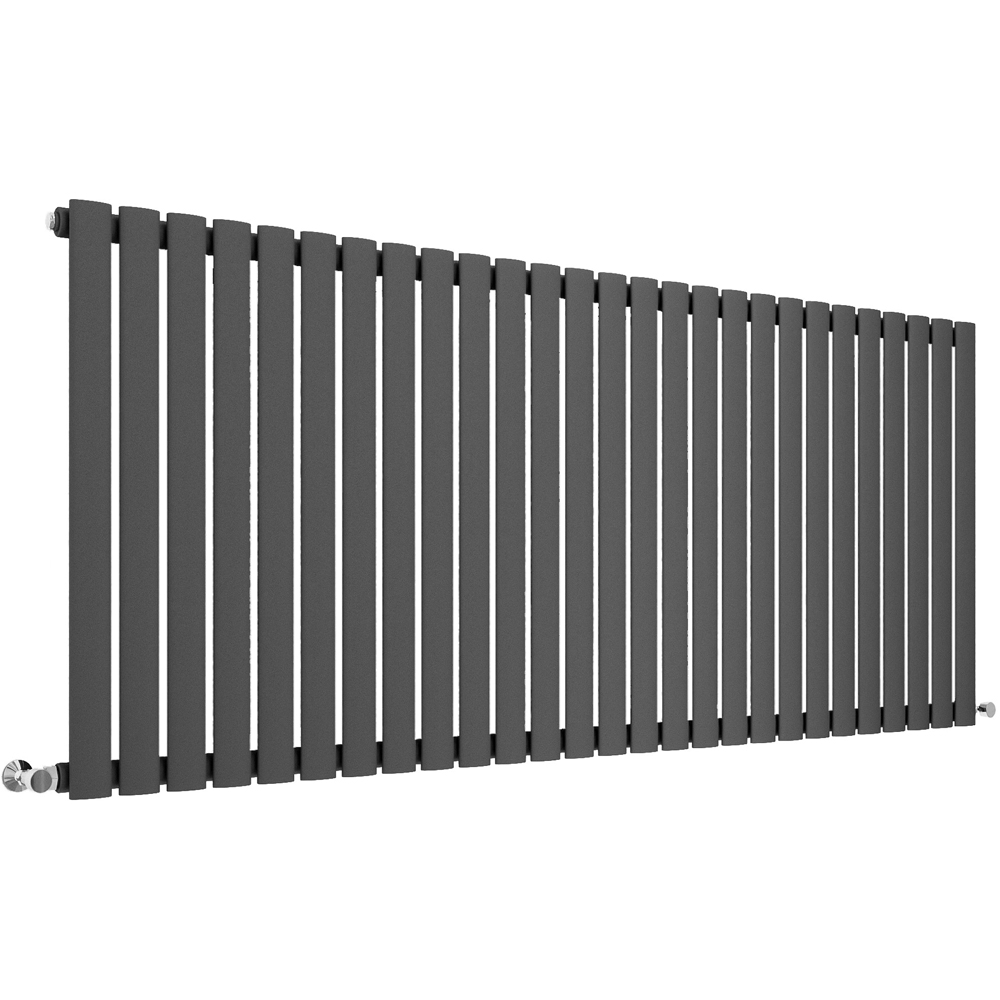 Stech Homes 4205 BTU Anthracite Single Panel Radiator 600 x 1593mm Image 1