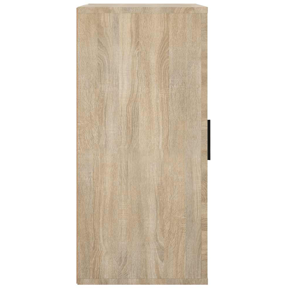 vidaXL Single Door Sonoma Oak Wooden Sideboard Image 5