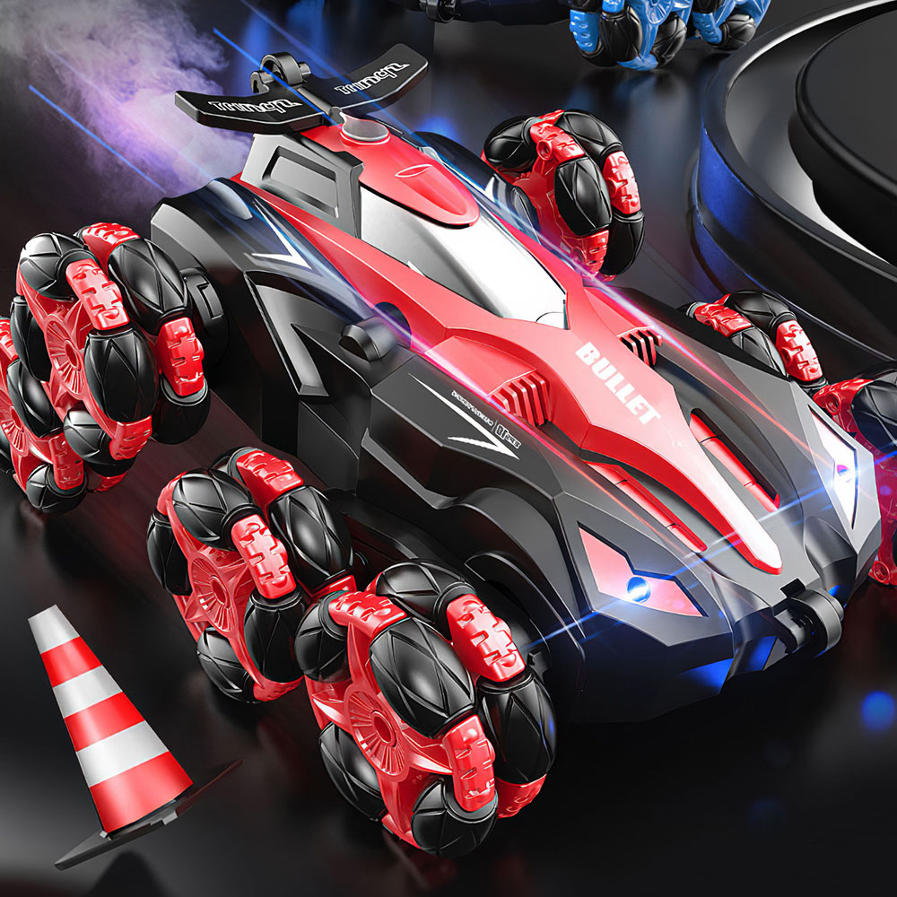 H&O Direct Kids 8 Round Spray Drift Stunt Car with Remote Image 2