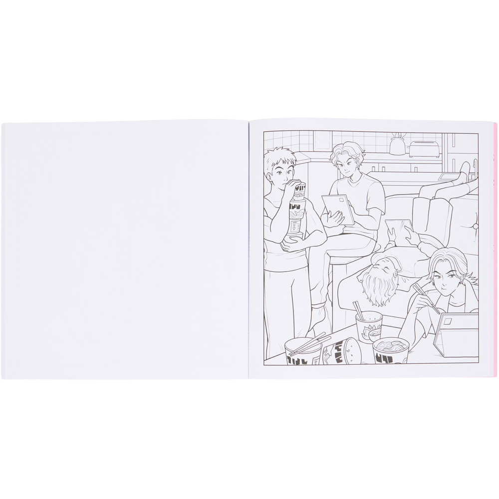 KPop Dragon or Werewolf Colouring Book Image 4
