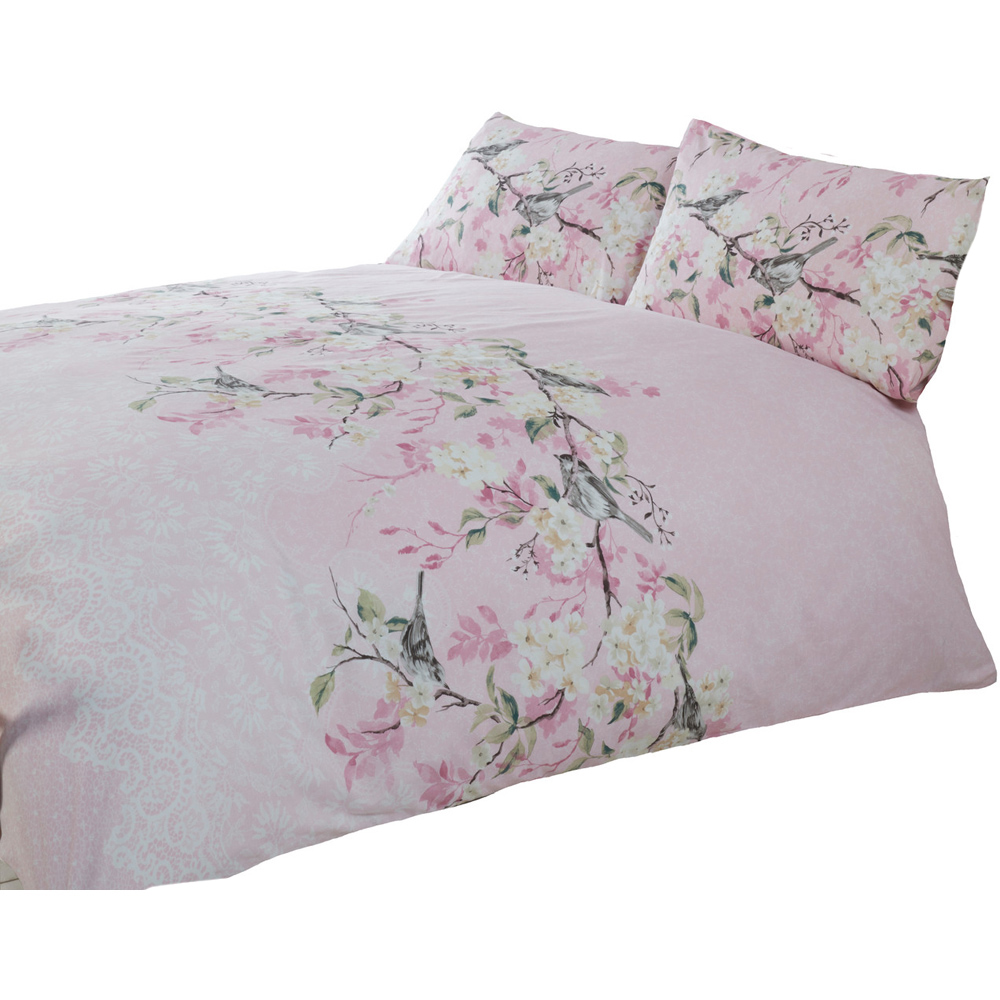 Rapport Home Eloise Single Pink Duvet Cover Set Image 2