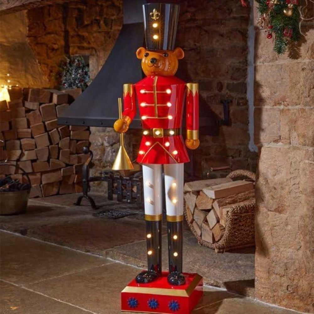Marco Paul In-Lit Giant Teddy Bear Nutcracker 120cm Image 2