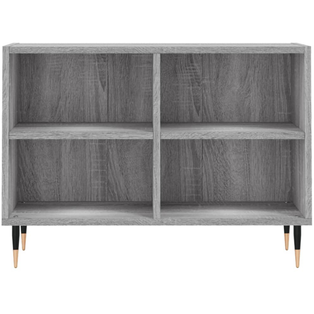 vidaXL 4 Shelf Grey Sonoma TV Cabinet Image 4