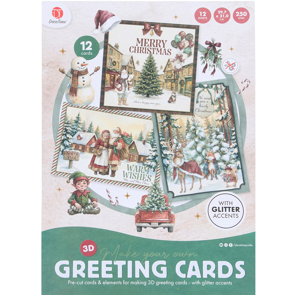 Make Your Own Christmas Cards Set Image 4