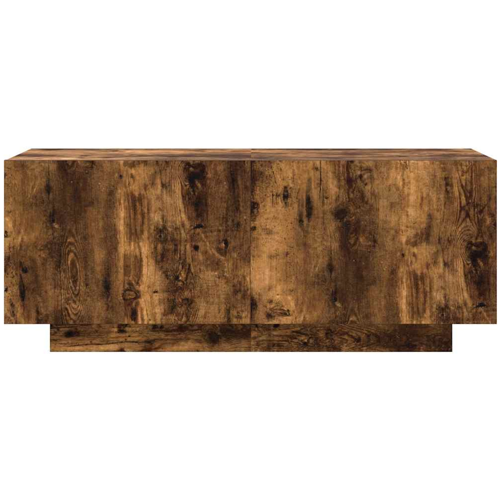 vidaXL 2 Door Smoked Oak TV Cabinet Image 4