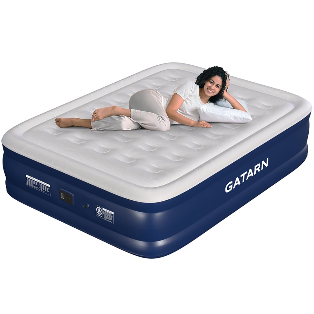 GATARN King Size Air Bed with Built-in Electric Pump Image 1