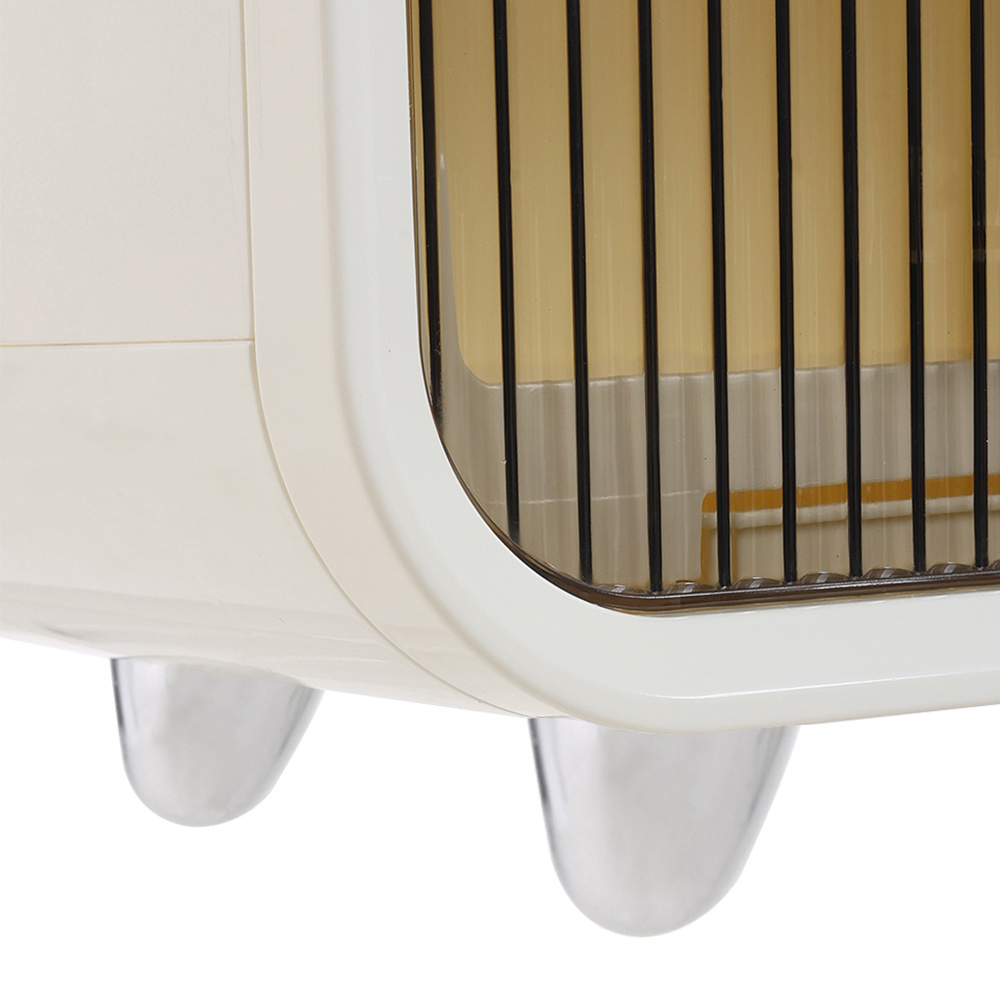 H&O Direct Single Door Single Shelf White Kitchen Dish Drying Rack Image 4