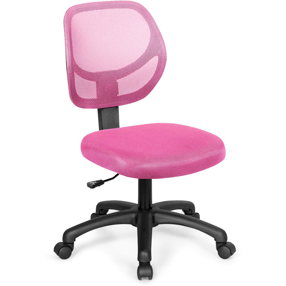 Costway Pink Kids Adjustable Swivel Office Chair Image 2