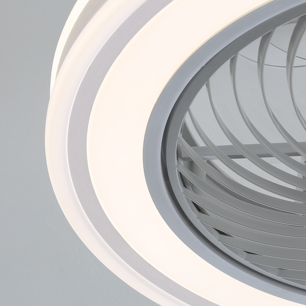 Living and Home Acrylic LED Ceiling Fan Light 21 inch Image 6