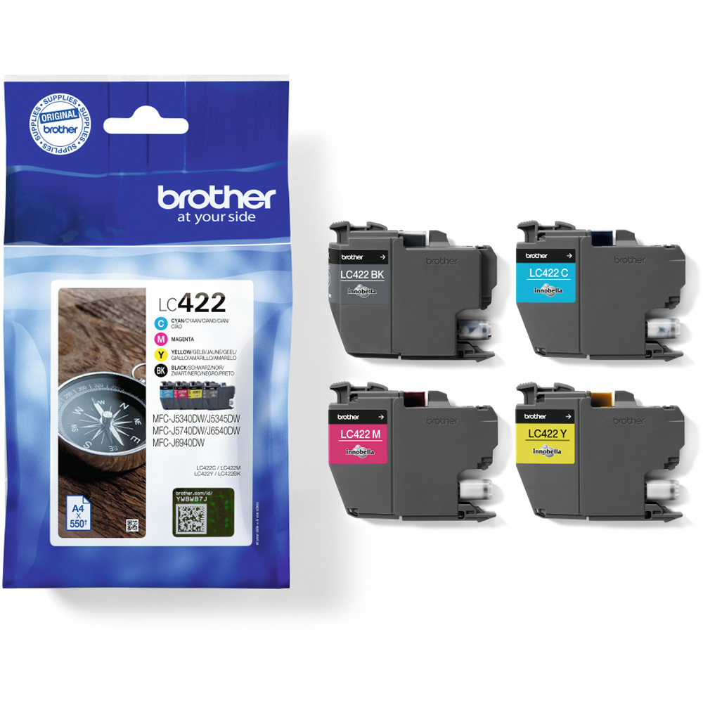 Brother LC422VAL Value Pack Inkjet Cartridge Image 2
