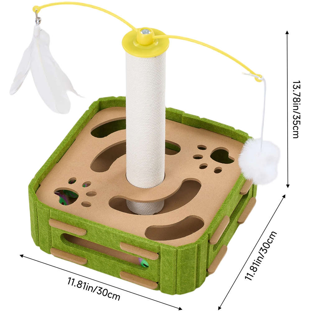 H&O Direct Green Interactive Cat Puzzle Box Toy Image 6